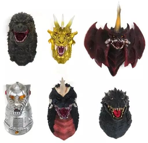 一番くじ　ゴジラ　モンスターヘッドマグネット　6種　コンプセット ✖️2 コンプリート全6種 モンスターヘッドマグネット 一番くじ ゴジラ