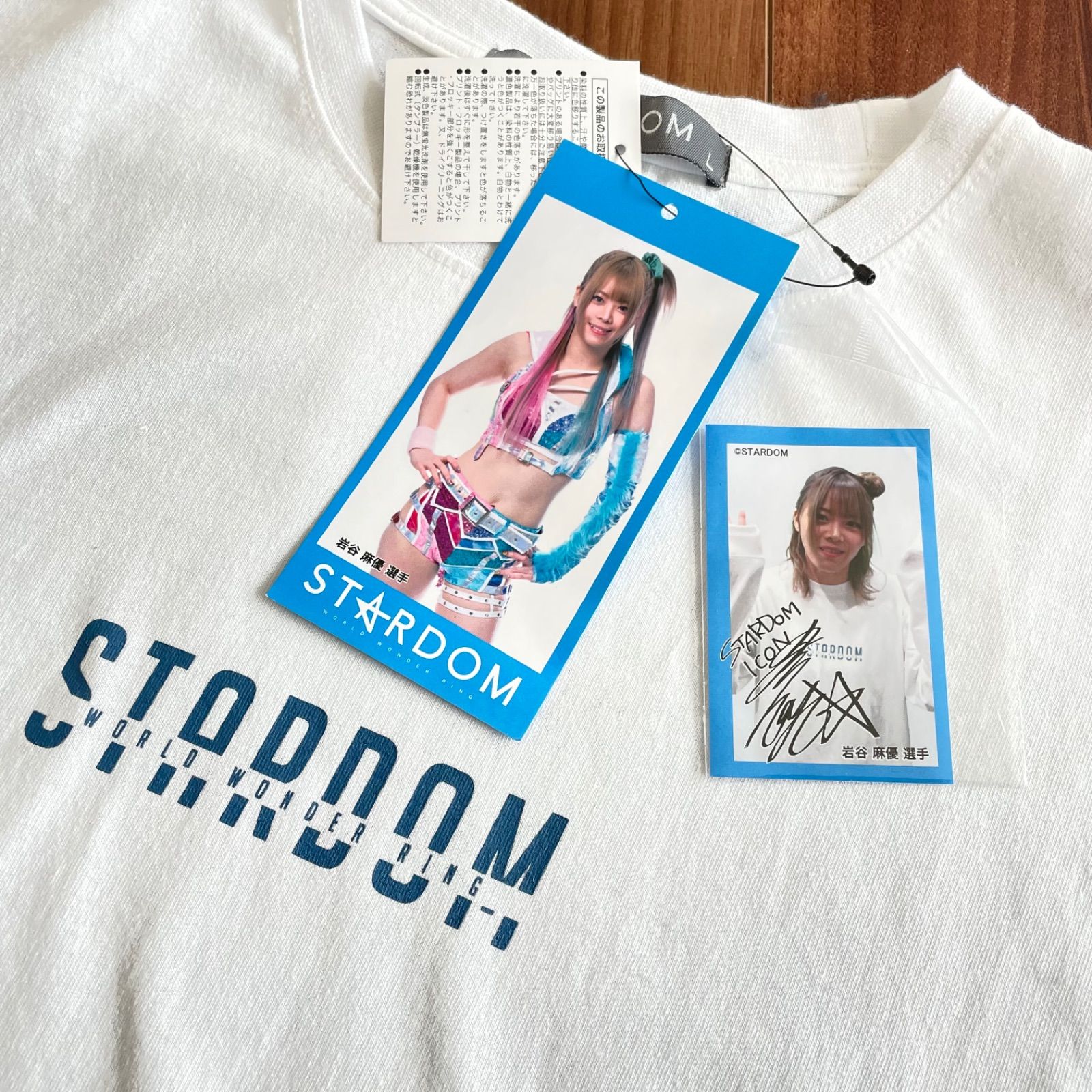 スターダム 岩谷 麻優 選手 長袖Tシャツ ロンT アベイル - メルカリ