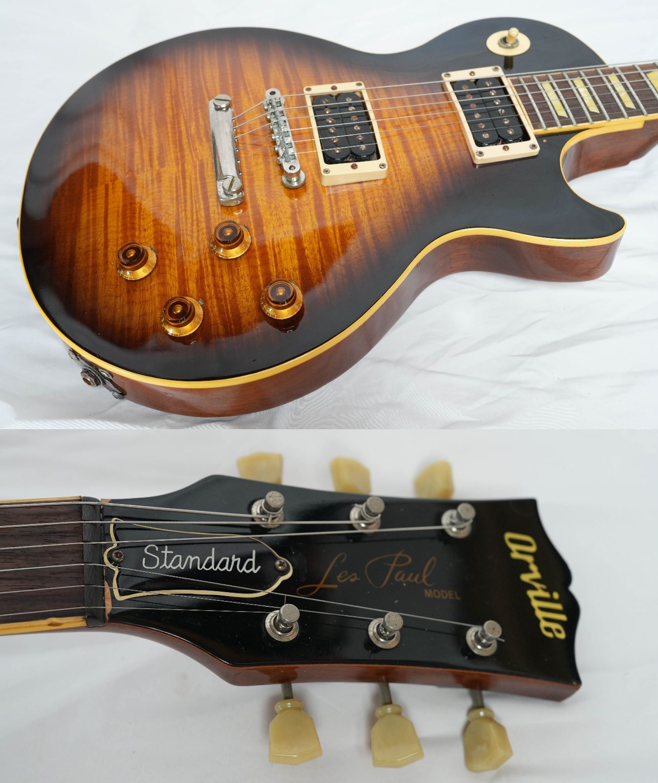 ☆Orville LPS-85F VS レスポールスタンダード フォトフレイムトップ