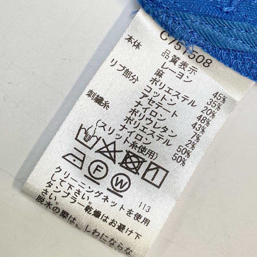 サイズ：1 PICONE CLUB ピッコーネクラブ 半袖ワンピース ブルー