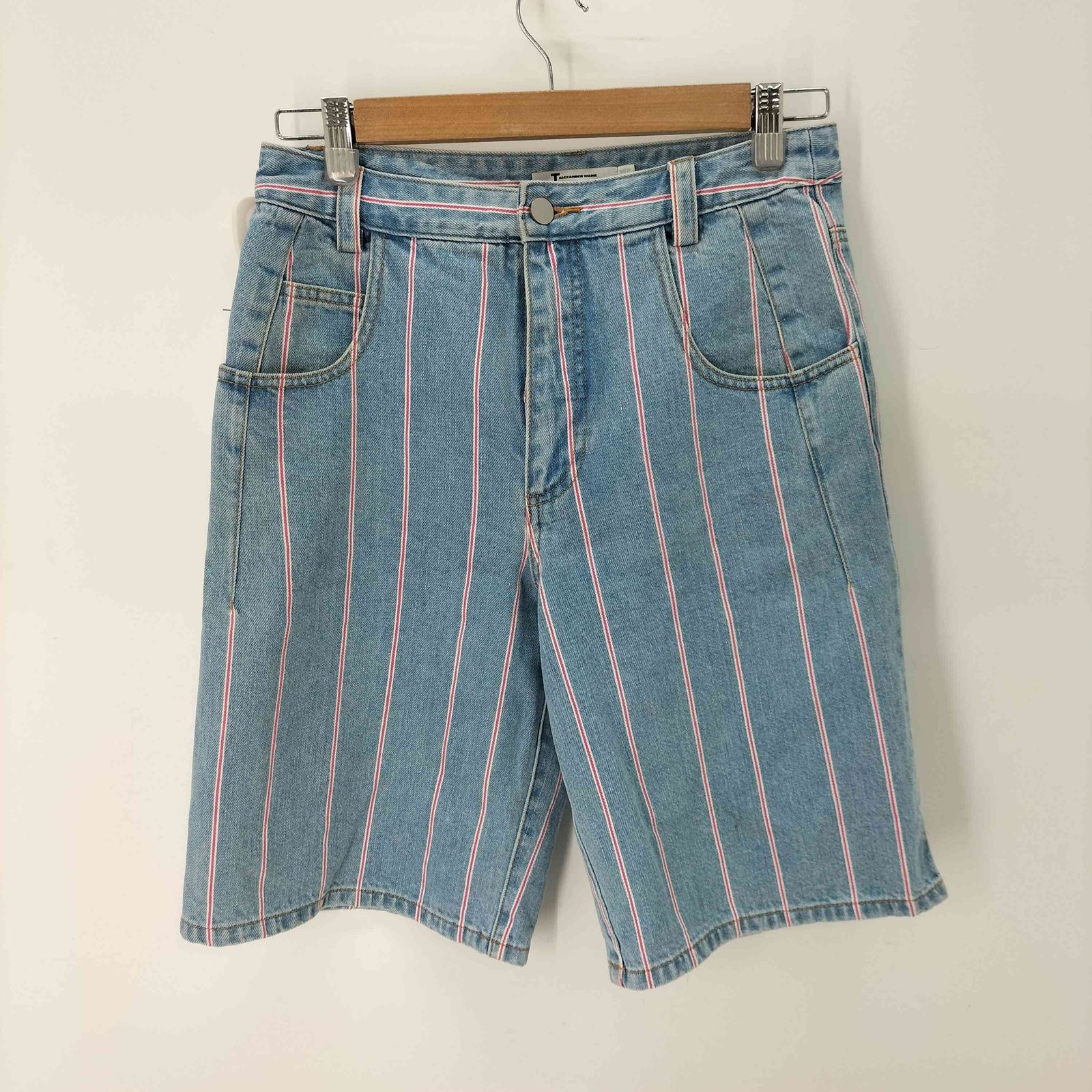 ティーバイアレキサンダーワン T by Alexander Wang ストライプ柄 