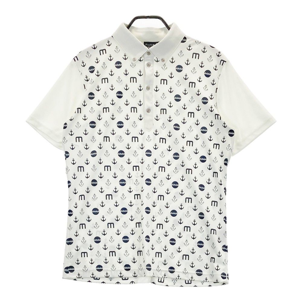 【新品】muta MARINE ムータマリン　25SS 半袖シャツ　メンズ　総柄 新品】muta MARINE ムータマリン 25SS 半袖シャツ メンズ 総柄