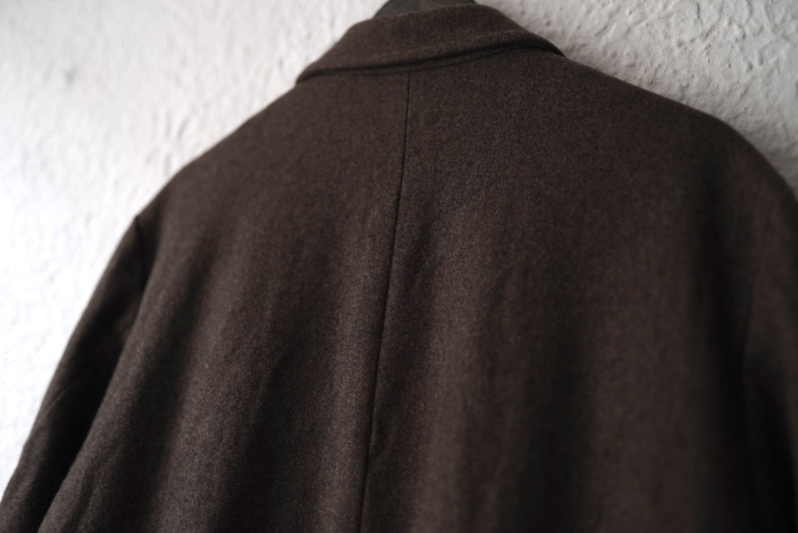 21AW Over Half Coat ウールバルマカーンコート / the Crooked Tailor