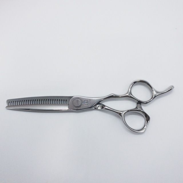 【ミズタニシザーズ ミズタニシザーMIZUTANI SCISSORS】CROSSOVER 225 USUBAウスバ逆刃 オフセット シザー セニング 美容ハサミ すきばさみ 美容師 理容師 約20～25% 右利き 5.8インチ 中古 sc648