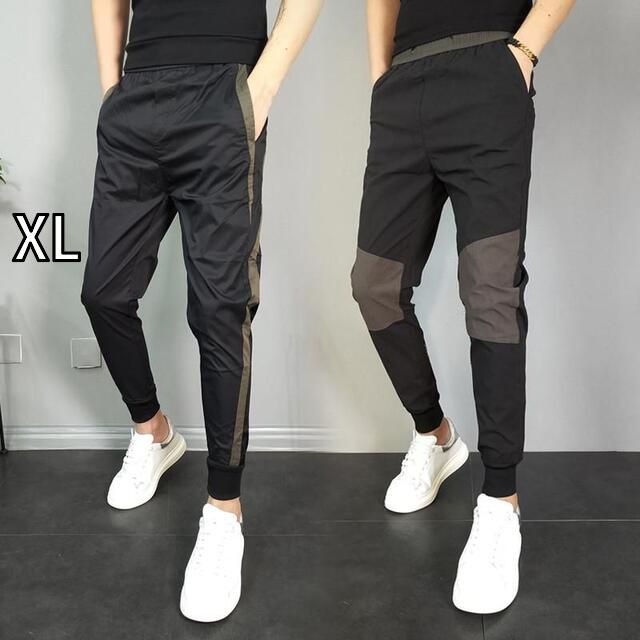 [XL ]メンズ  服  シンプル ファッション オシャレ 大人 かっこいい 大きいサイズ ストリート 紳士服  ズボン スポーツ カジュアル パンツ