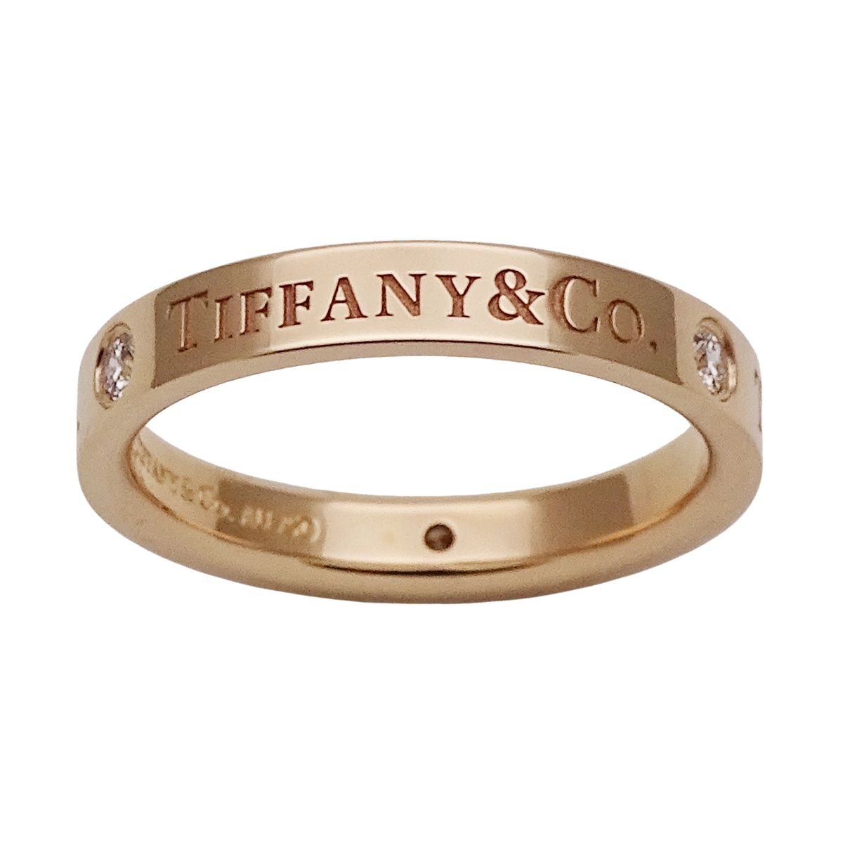 ティファニー TIFFANY&Co. リング レディース ブランド 指輪 750PG 3P  