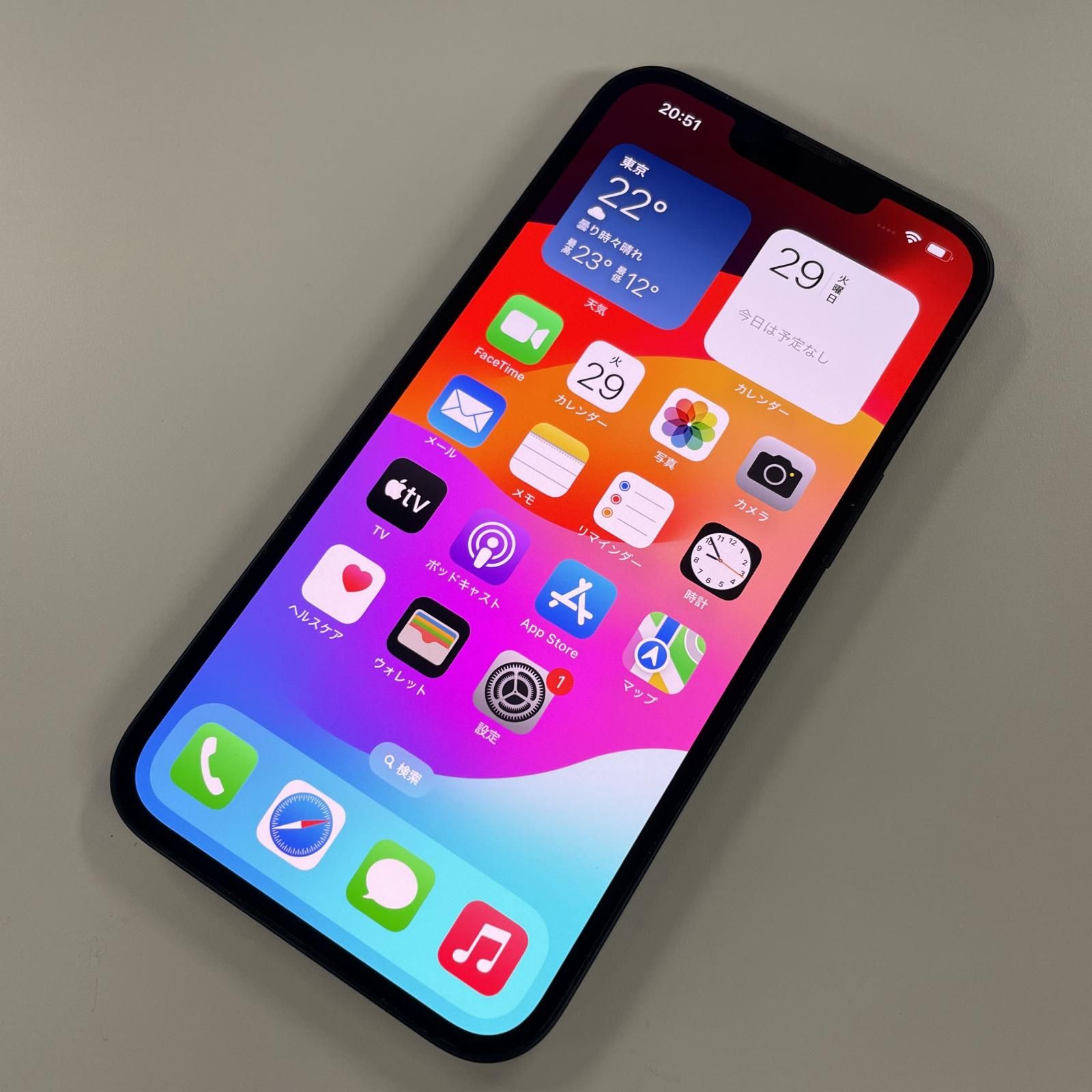 docomo iPhone 13 256GB ミッドナイト