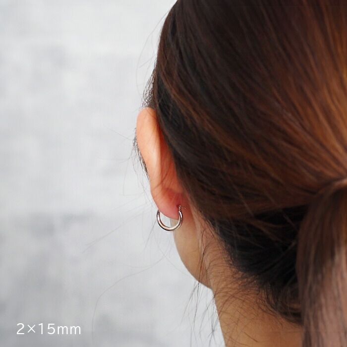 Pt900 ピアスフープ片耳用 2mm x 15mm 楽天市場】PT900 フープピアス 2×15mm 2mm 15mm 日本製 プラチナ