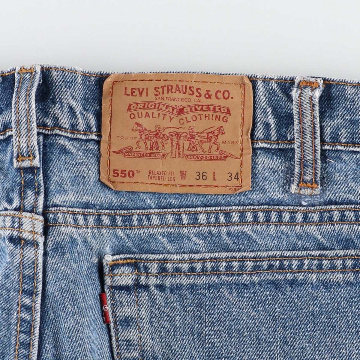 古着 90年代 リーバイス Levi's 550 RELAXED FIT TAPERED LEG