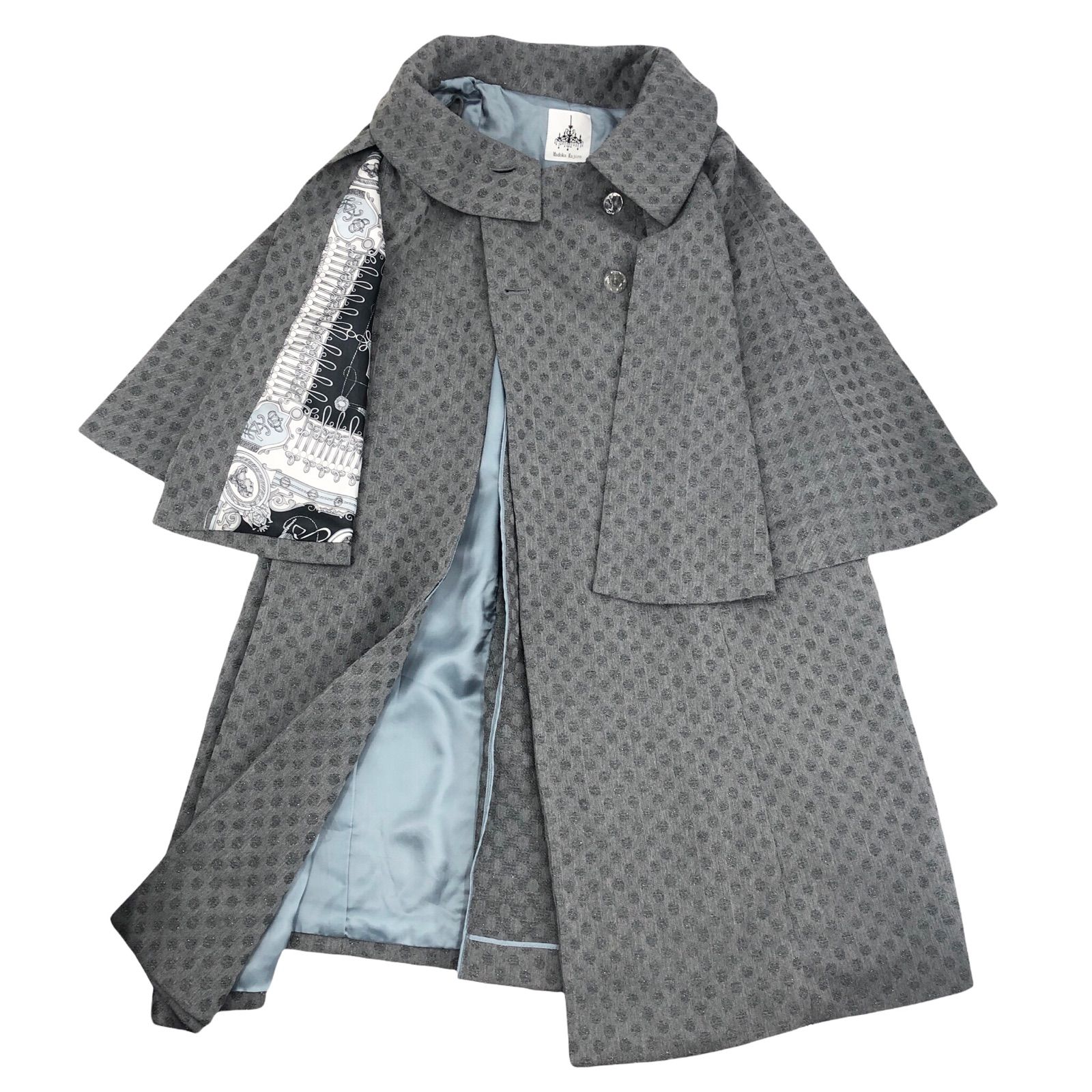 used 注文の多いキモノ店 トンビコート ウエストリボン付 - メルカリ 