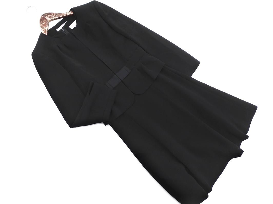 Chloe クロエ ワンピース ジャケット 冠婚葬祭 2枚セット size9|黒 ◎レディース