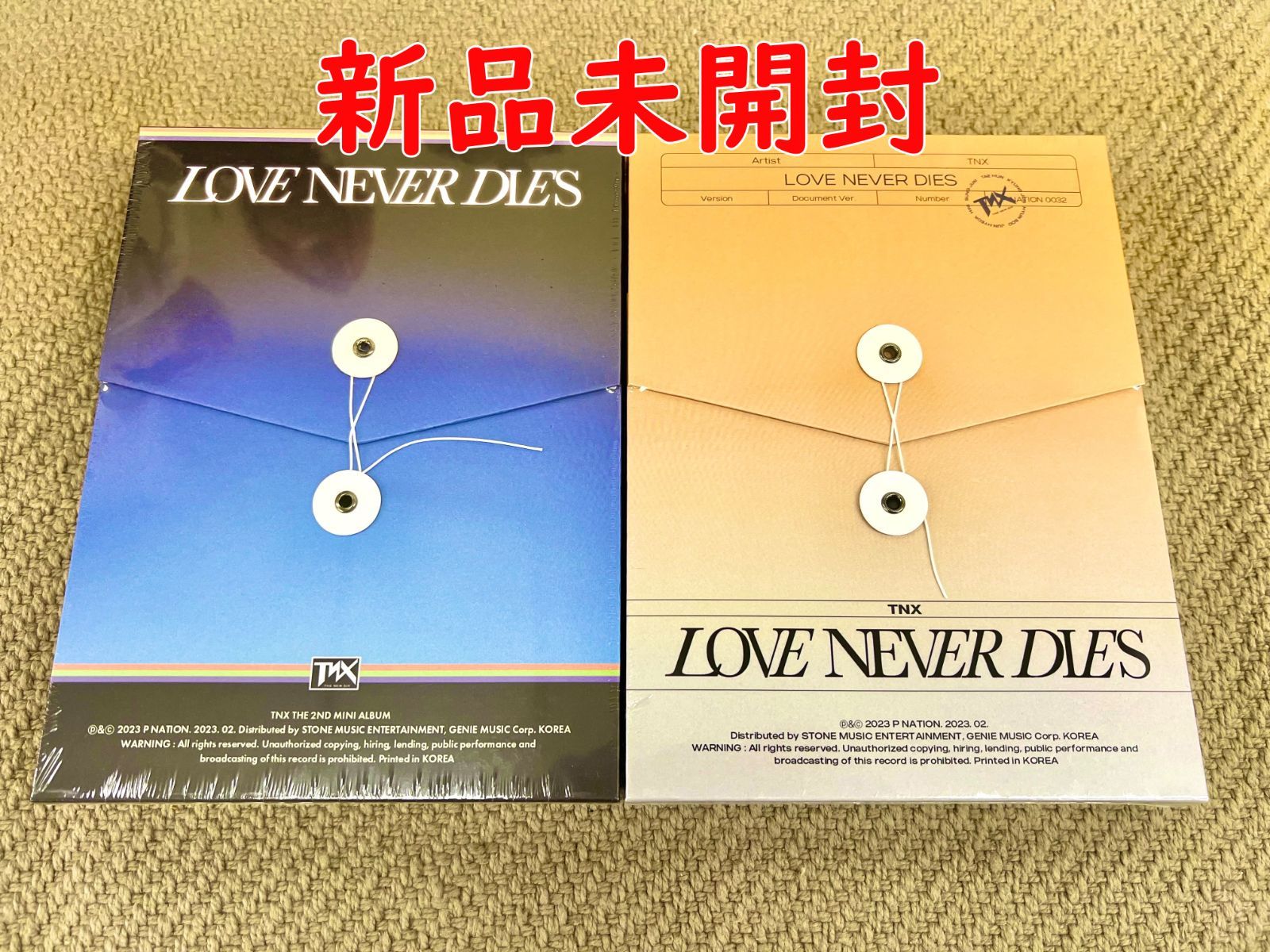 Love Never Dies 2形態セット (RECORD / DOCUMENT VER)】TNX / ティー