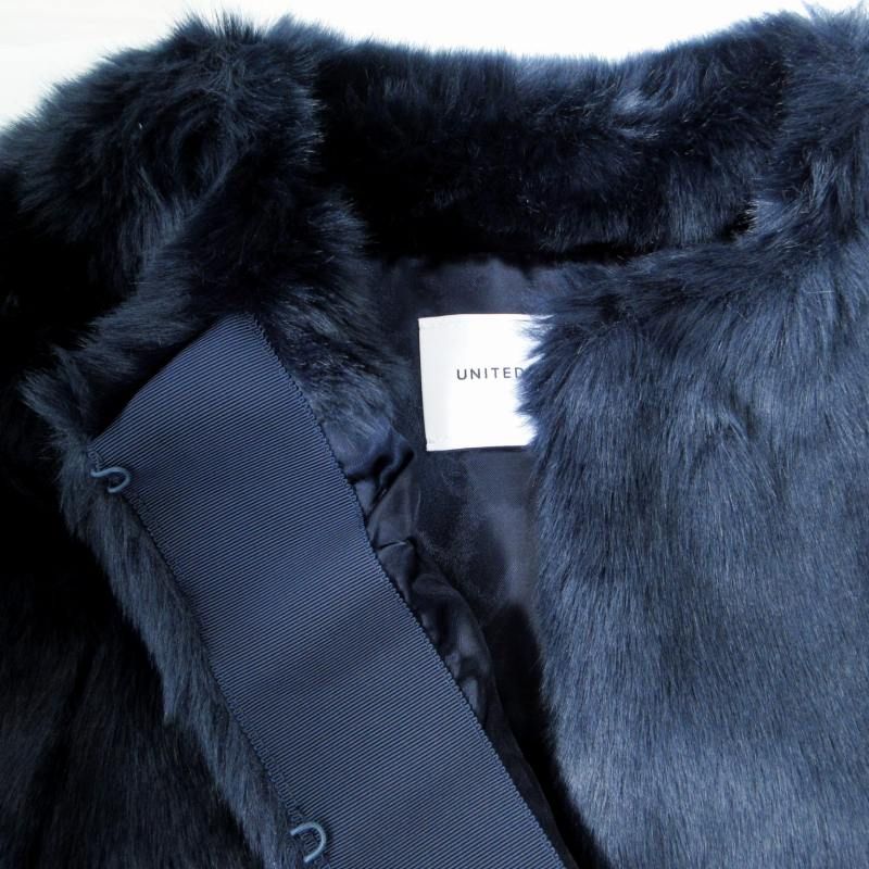 ユナイテッドアローズ UNITED ARROWS 美品 UWSC フェイクファー