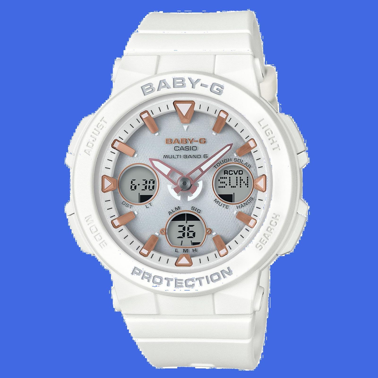 カシオ] 腕時計 ベビージー 電波ソーラー BGA-1100GR-7BJF レディース