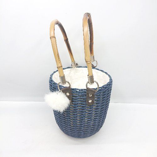 新品未使用品 ユナイテッドアローズ moika（モイカ)かごバッグ コンビ メッシュ ミニ トートバッグ/かごバッグ