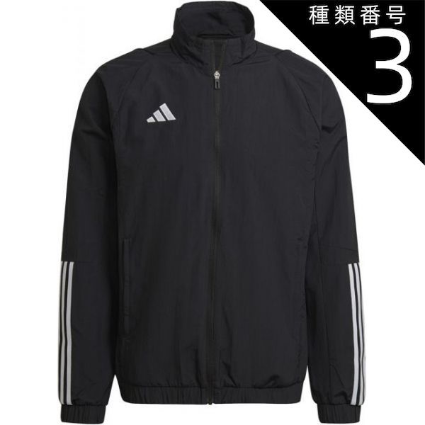 種類3:BLK/6XLT(4065425866224) adidas(アディダス) CT313 31_TIRO23CPLJKT ティロ 23 コンペティション プレゼンテーションジャケット メンズ サッカーウェア フットサルウェア ウィンドジャケット