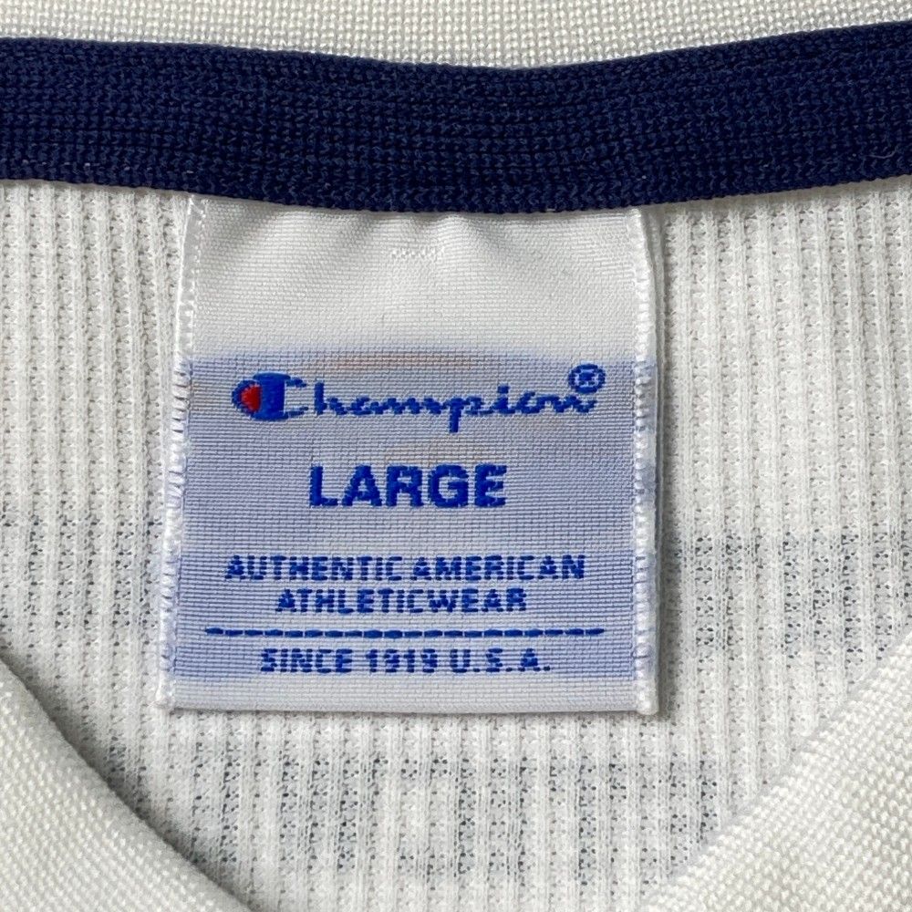 サイズ：L CHAMPION GOLF チャンピオンゴルフ  メッシュ半袖ポロシャツ  ホワイト系 [240101459540] ゴルフウェア メンズ ストスト サイズ：L CHAMPION GOLF チャンピオンゴルフ メッシュ半袖