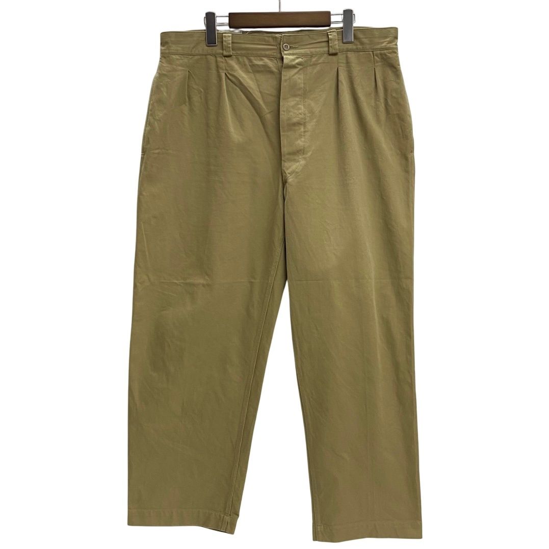 ヴィンテージ vintage 60's French Army M-52 2TUCK CHINO TROUSERS フランス軍 チノパン ベージュ W37サイズ 201MB-924 VB
