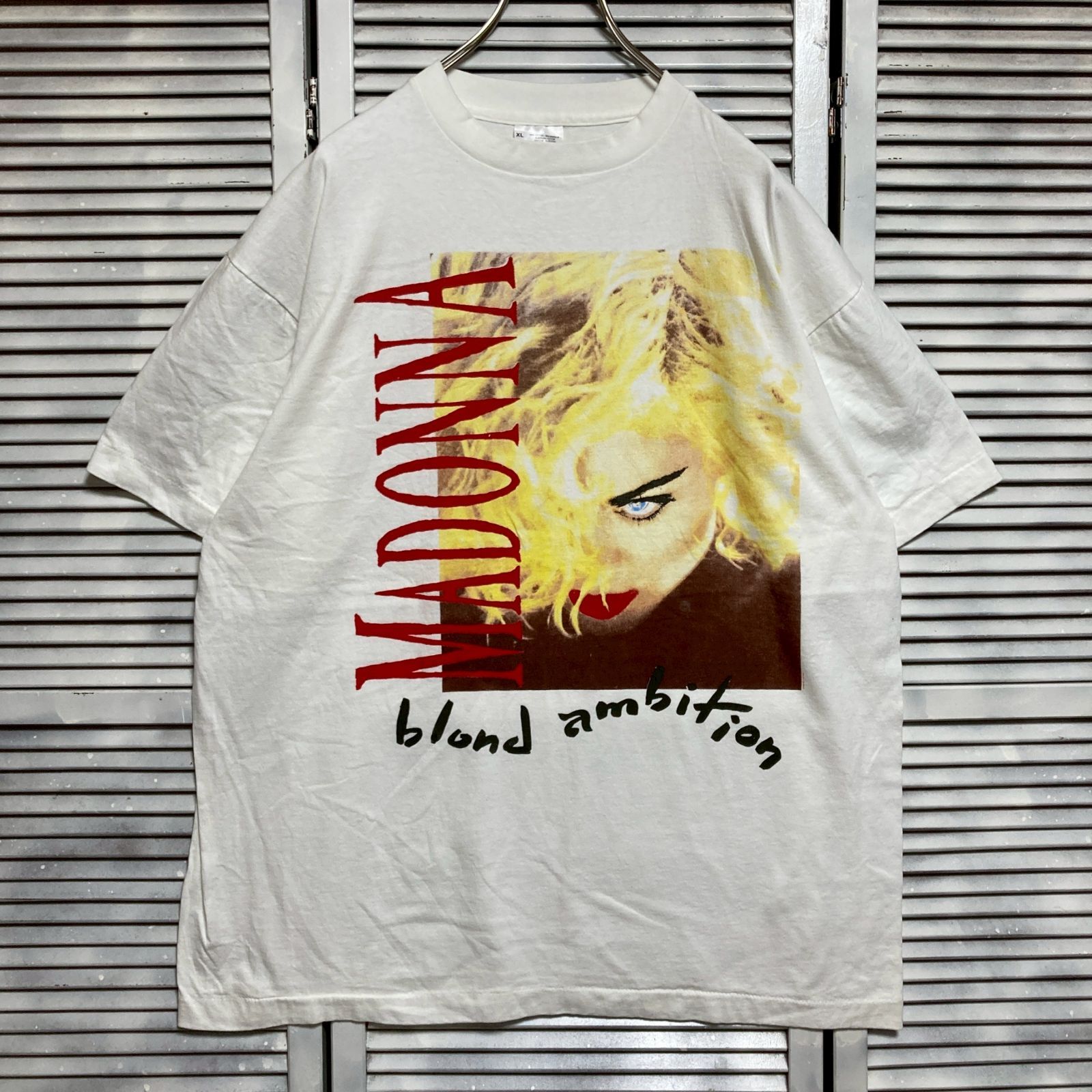 mm] BFFW バンド Tシャツ 古着 白 マドンナ MADONNA ライブ