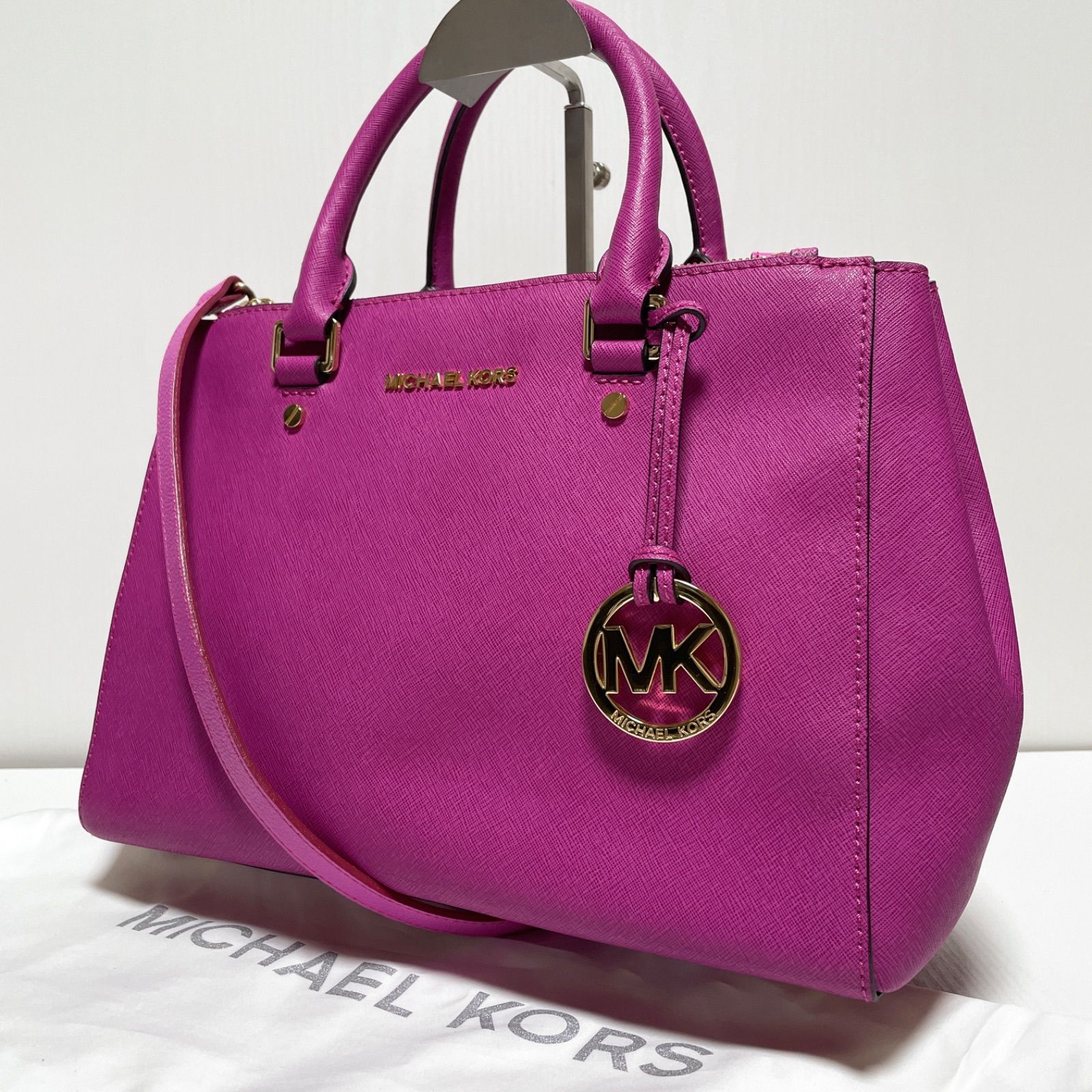 2way/美品】MICHAEL KORS マイケルマイケルコース SUTTON サットン 