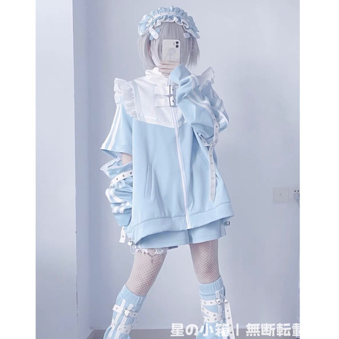 水色界隈　ジャージ 水色 ロリィタ　ゴスロリ　ジャージ　フリルジャージ　天使界隈 jKKxhGfaMLEGu9k9PRQgiY.jpg@webp