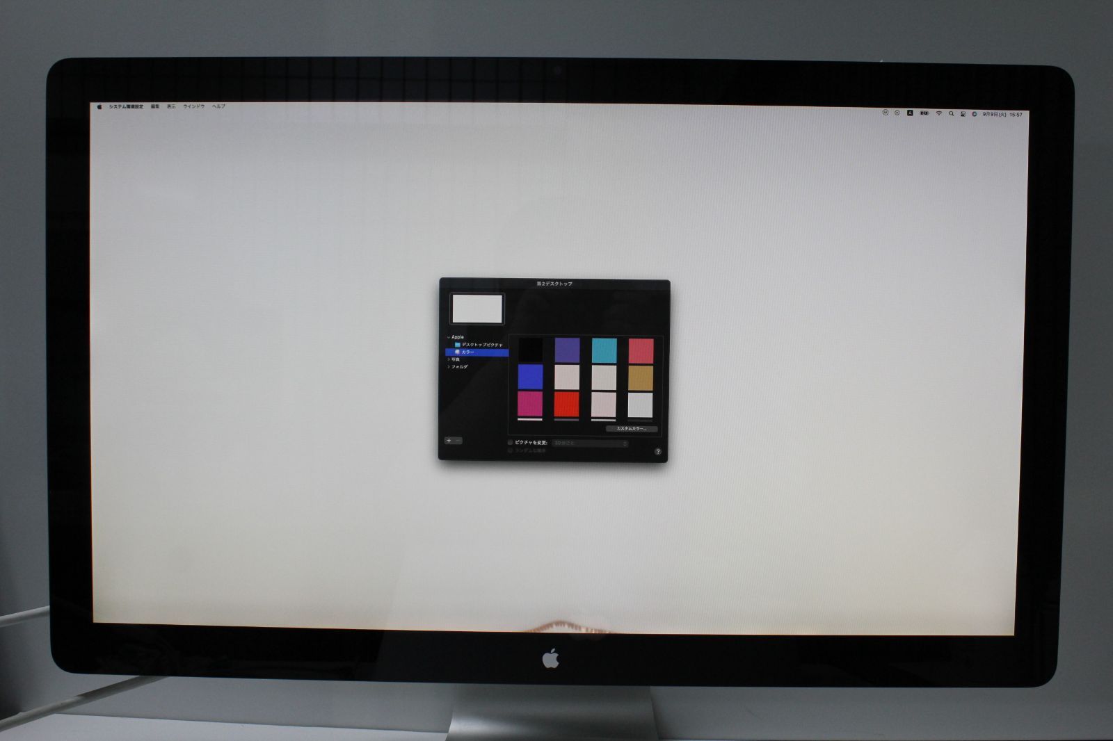 現状品】Apple/Thunderbolt Display/27インチ/A1407〈MC914J/A〉④ 