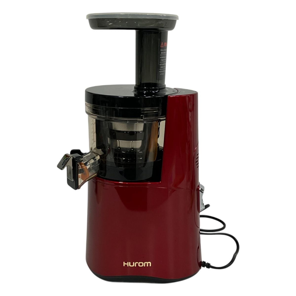 HUROM ヒューロム H-AA-RBA17 フェラーリレッド スロー ジューサー ♥ B10412530