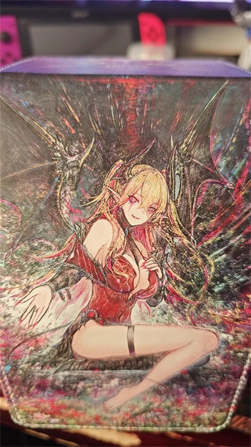 遊戯王 紅涙の魔ラクリモーサ レザー調 デッキケース - メルカリ 遊戯王 紅涙の魔ラクリモーサ レザー調 デッキケース - メルカリ