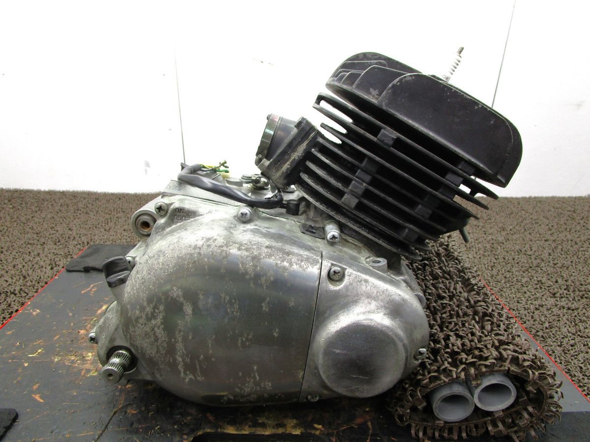 TY125 エンジン 171cc A193 ボアアップ 539 始動 済み OH素材に ヤマハ 539 キャブ車