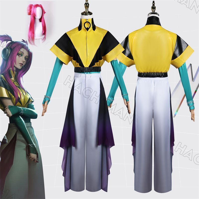 リーグ オブ レジェンドコスプレ衣装 大人用ウィッグ付き 制服 cosplay コスチューム 仮装 変装 コスチューム コスプレ服 仮装 演出服 コス アニメグッズ ハロウイン osplay イベント 変装