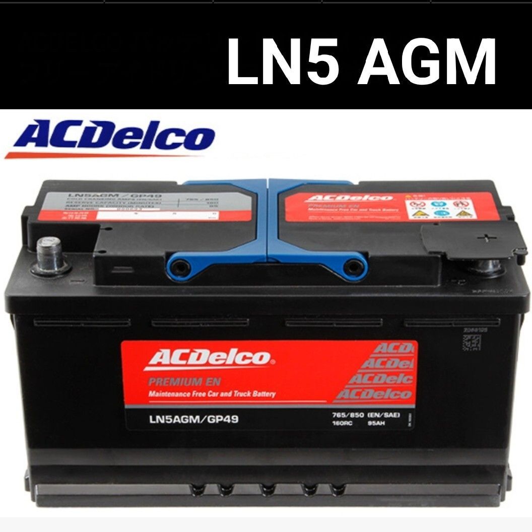 【新品】ACデルコ/LN5 AGM/バッテリー/沖縄、離島不可/BLA-95-L5/595-901-085/595-402-080/EPX100/PSIN-1A/SLX-1A/SA59520/AC Delco/