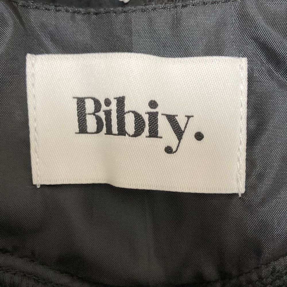  Bibiy. ビビィ BIANCA BLOSSOM TOP フラワースパンコール キャミソール ブラウス フリーサイズ ブラック レディース 古着 ノースリーブ シャツ ブラウス