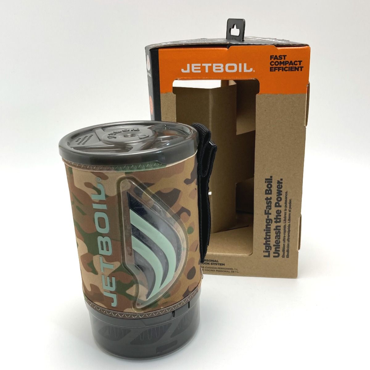 mont･bell モンベル JETBOIL ジェットボイル バーナー シングルバーナー ストーブ コンロ クッカー FLASH カモ