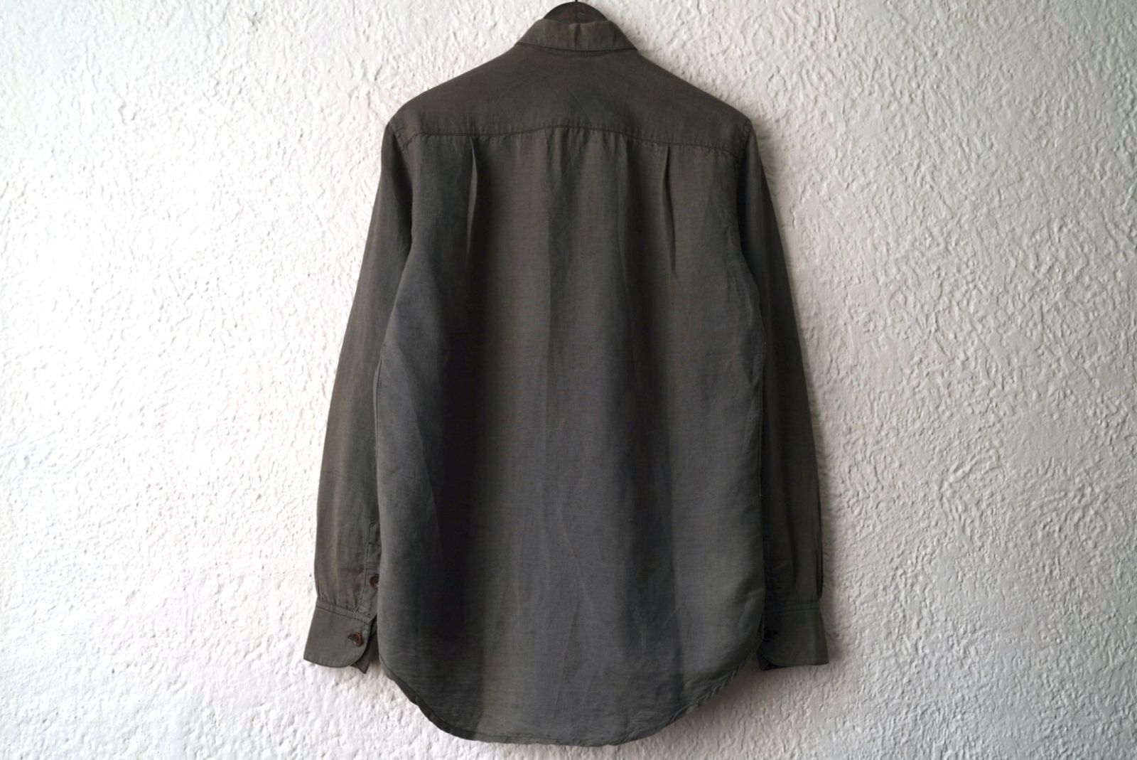 18SS TYS06 コットンリネンプレーンシャツ / Geoffrey.B.Small