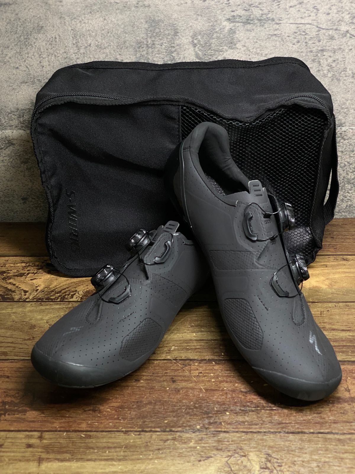 JM392 スペシャライズド SPECIALIZED エスワークス S-WORKS トーチ TORCH RD ビンディングシューズ 黒 EU42.5 SPD-SL