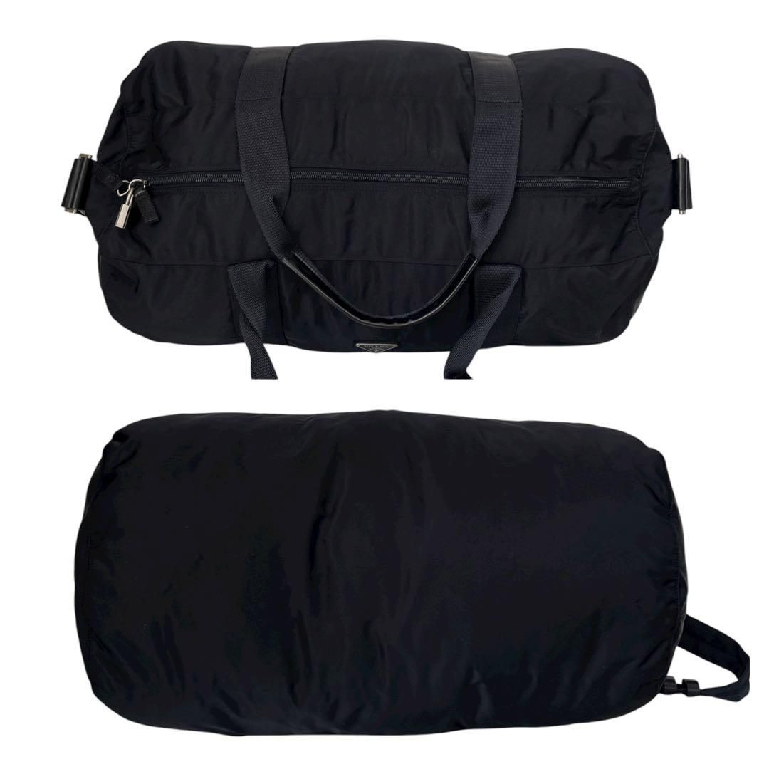 価格交渉歓迎】極美品 プラダ 三角ロゴ ナイロン ボストンバッグ