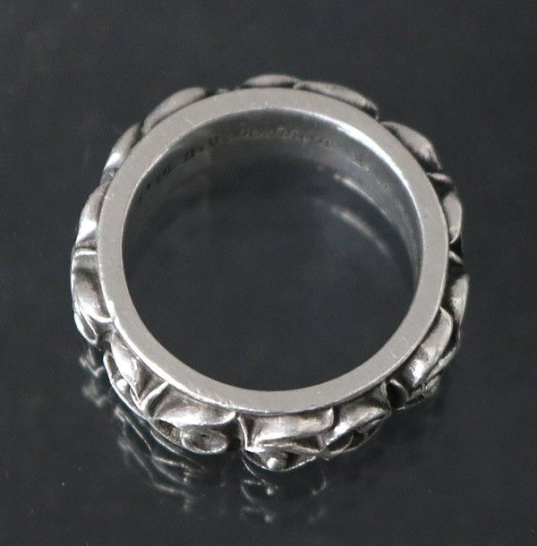 クロムハーツ　エタニティ　バイン　バンドリング　19号スターリングシルバー925 クロムハーツ エタニティヴァインバンド リング 19号 シルバー 指輪 925