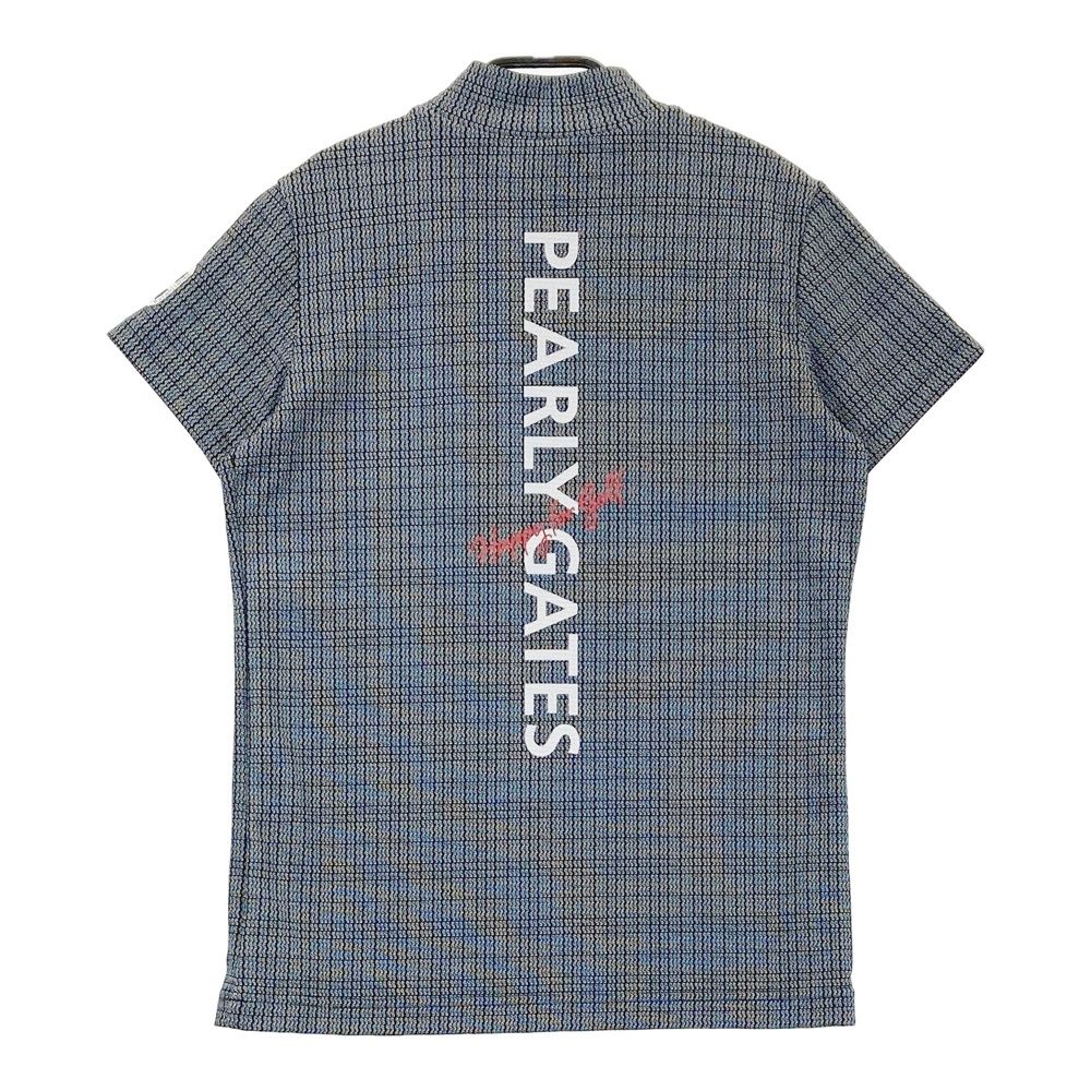 豊富な種類。 サイズ 1 PEARLY GATES パーリーゲイツ モデル ハイネック半袖Tシャツ 総柄 ブラック系 240101449412 ゴルフウェア レディース ストスト 新作モデル続々入荷中！