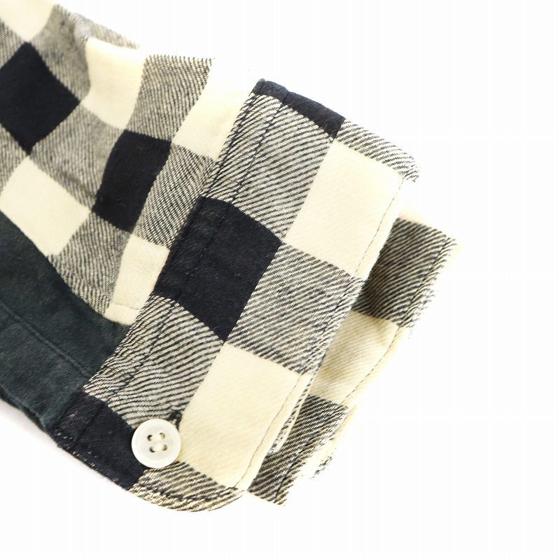 アンダーカバー UNDERCOVER シャツ巻き ドッキング チェックパンツ L