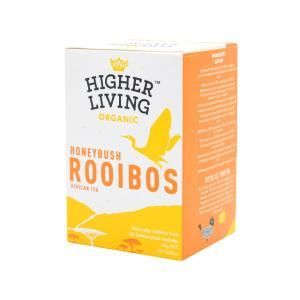 3営業日で発送 Higher Living Organic ハイアーリビング ルイボスハニーブッシュ 有機 ハーブティー 20TB オーガニック H6-10 入数 8
