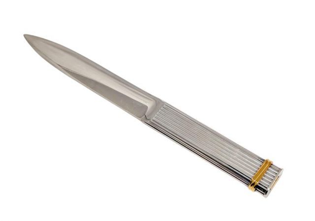 カルティエ ペーパーナイフ SS×GP シルバーメッキ クーペ COUPE PAPIER KNIFE フランス製 アンティーク レターオープナー Cartier