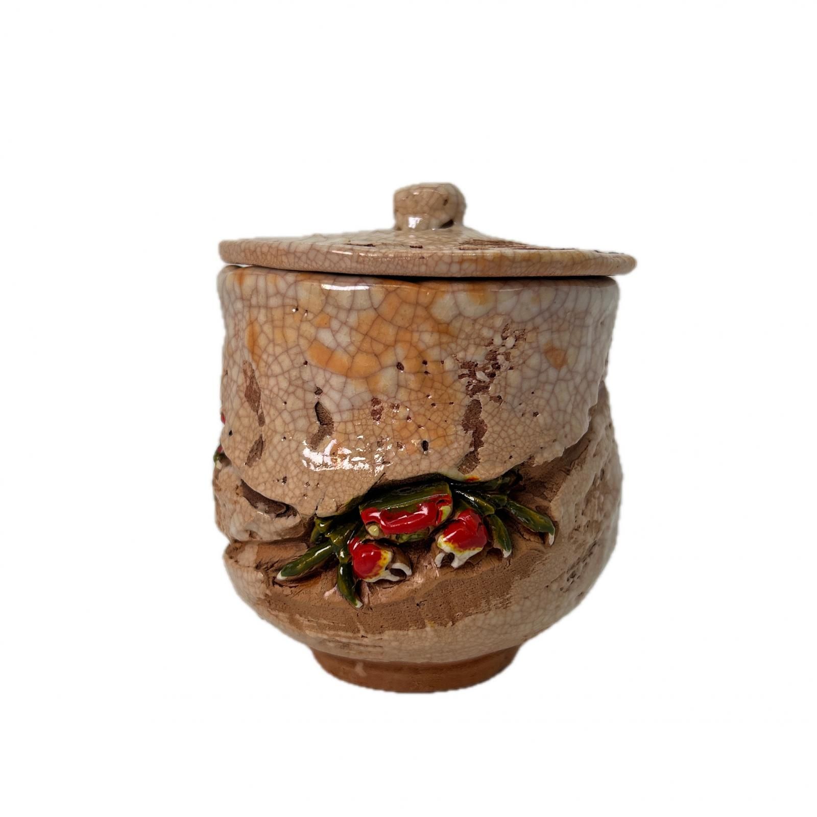 出雲楽山焼 骨董品 瓶 壺 アンティーク 未使用品 Rakuzan ware 楽山焼 骨董品 【レア】【中古】【送料