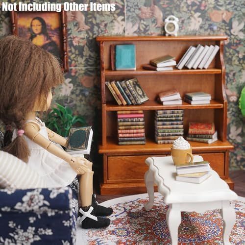 新品※未使用] Odoria ドールハウス 本棚 レトロ ミニチュア: 49