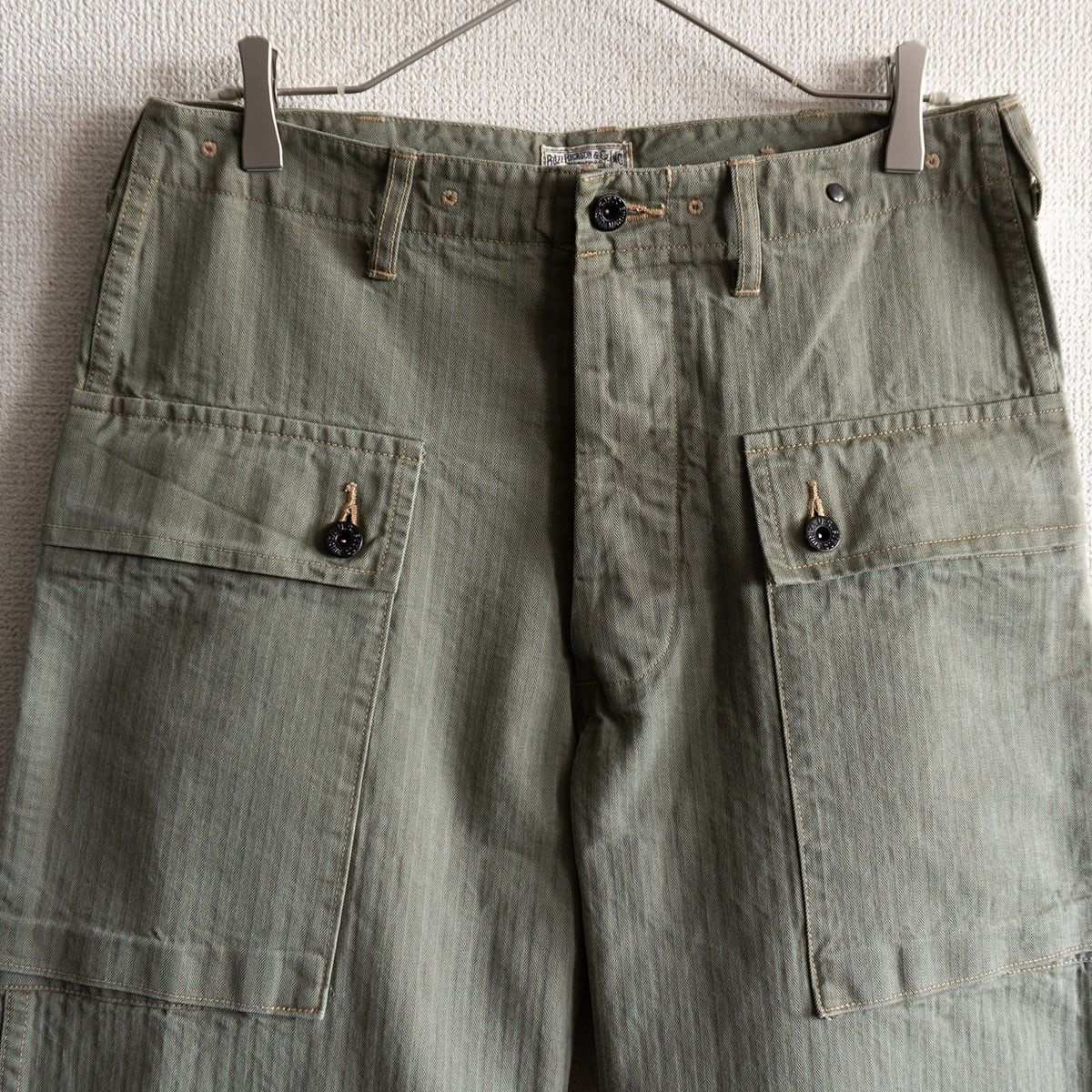 美品】BUZZ RICKSON'S【BR40435/HERRINGBONE TWILL PANTS 