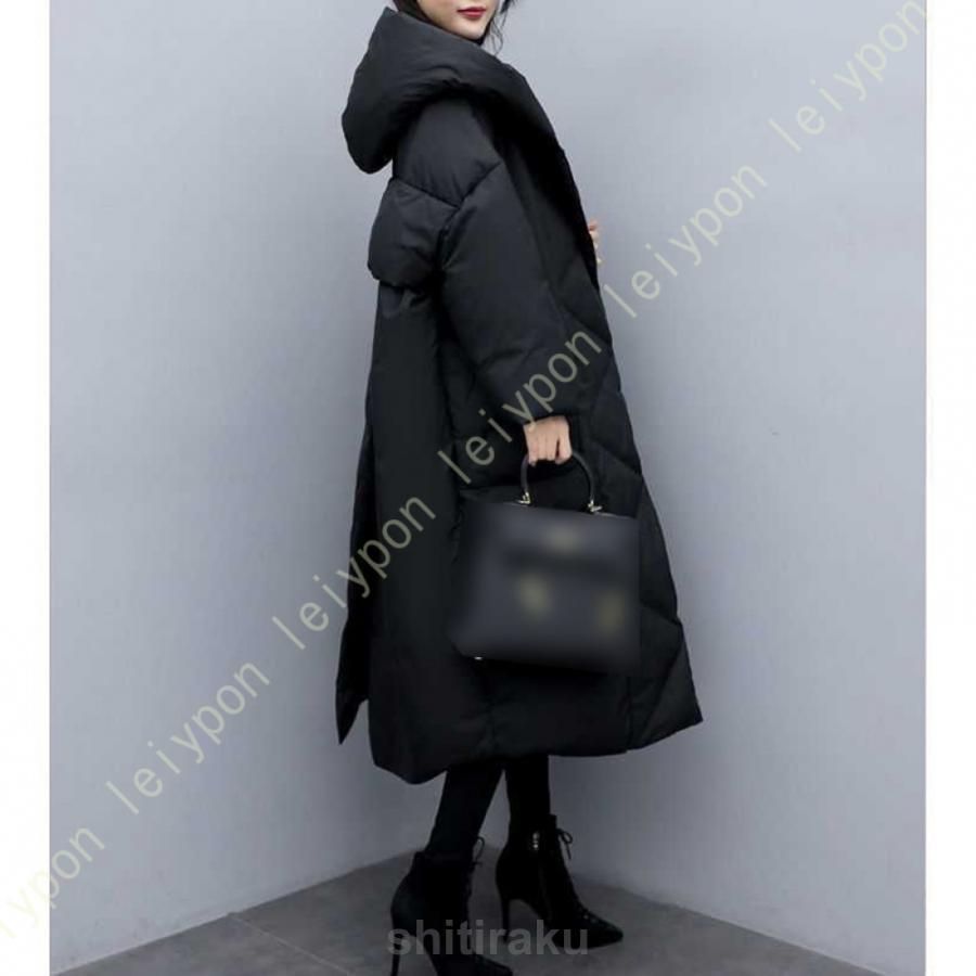 フード ダウン ベンチコート コート ロングダウンコート 冬コート キルティング アウター カジュアル 服 おしゃれ ファッション 冬服 秋冬 保温 軽量 着痩せ SIROKUMA-CORPORATION_COM