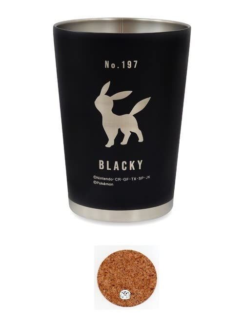 ブラッキー ステンレス タンブラー L 真空断熱 保温 保冷 450ml ブラッキー セット（タンブラー、コースター）