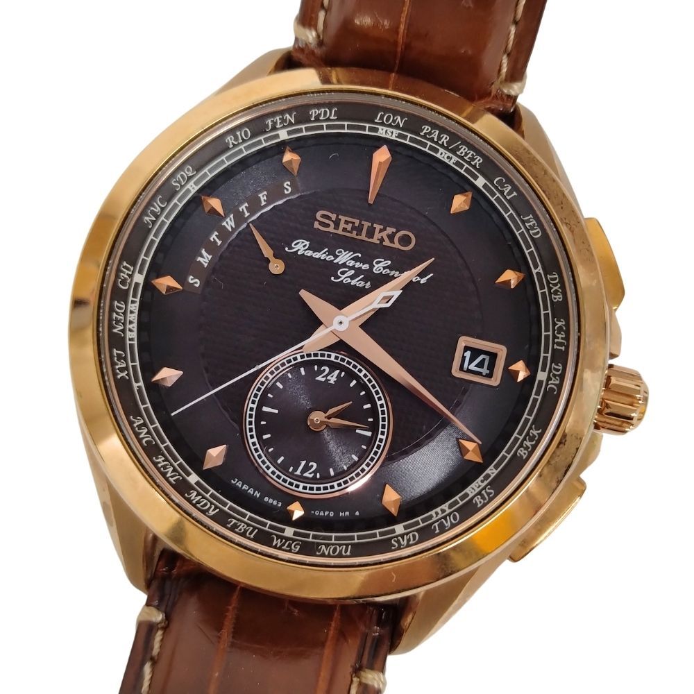 SEIKO セイコー SAGA246 ブライツ Brift H コラボ ソーラー電波 メンズ 腕時計 | C567
