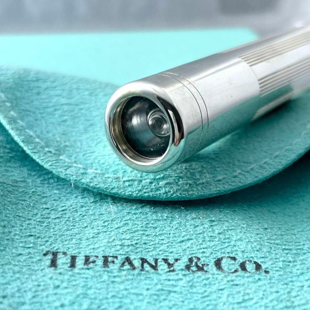オールドティファニー 希少 懐中電灯 ライト キーリング 925 QO10fe