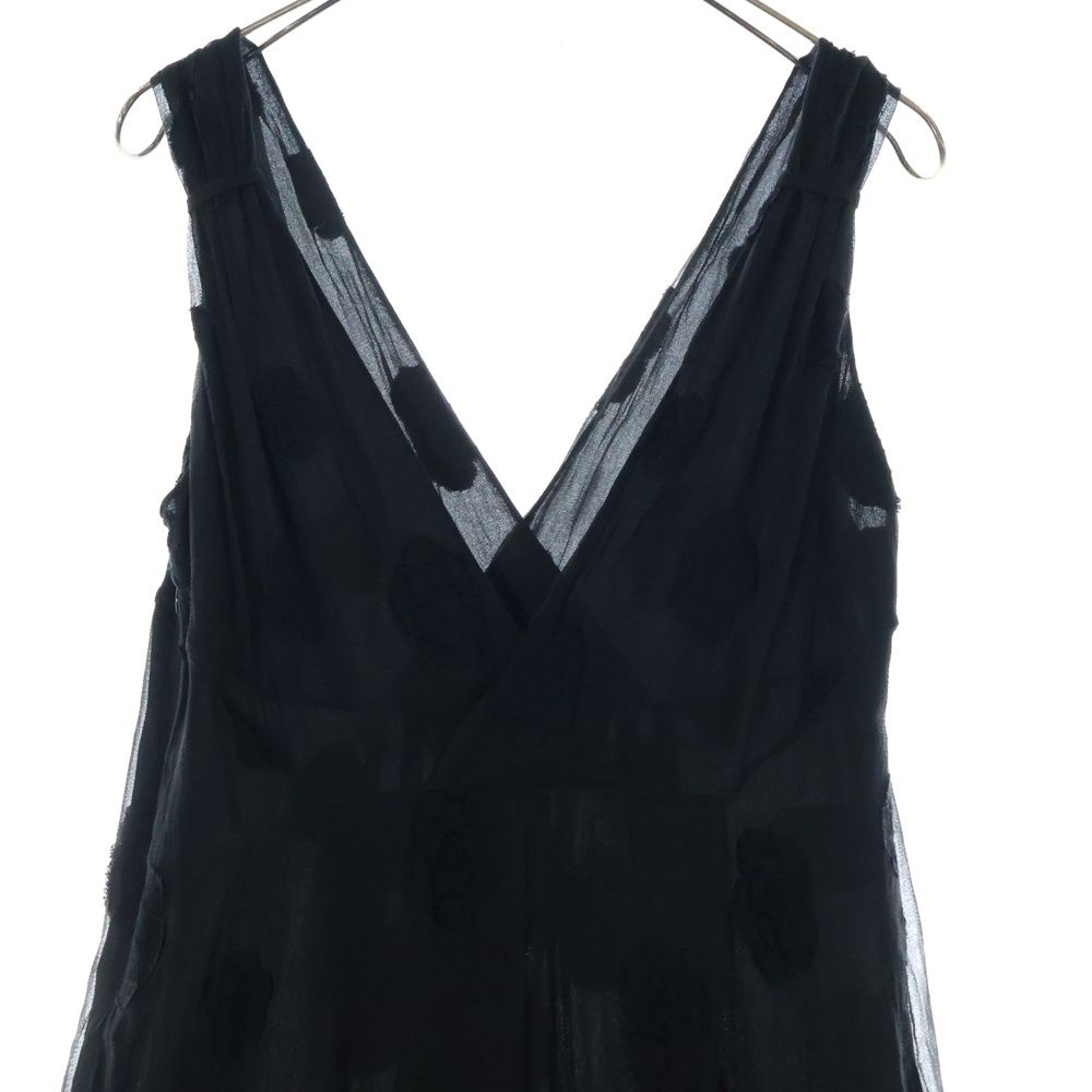 シャネル カメリアシルクドレス