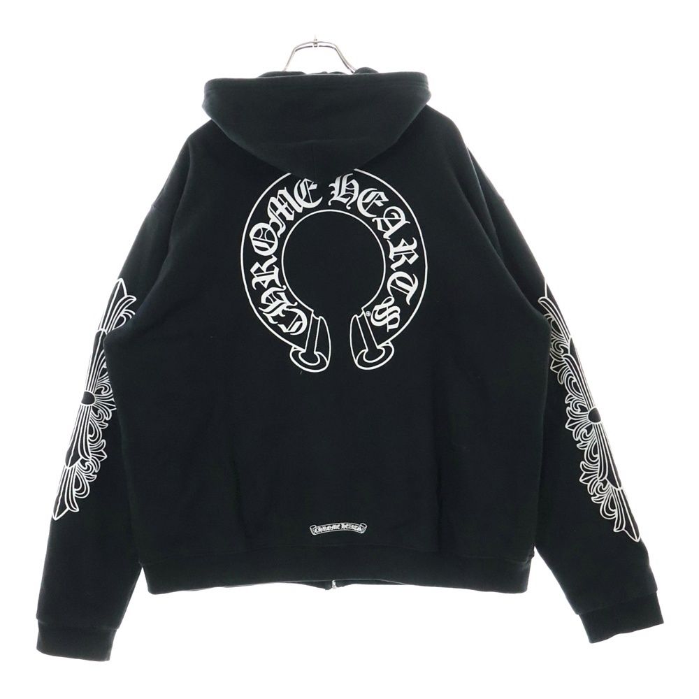 Chrome Hearts - CHROME HEARTS クロムハーツ YKT U TARDY SWEEP HLF ZIP ダガーハーフジップフリース スウェット サイズS ホースシュー 美品 中古 4b001643 shopbring_9225c070024